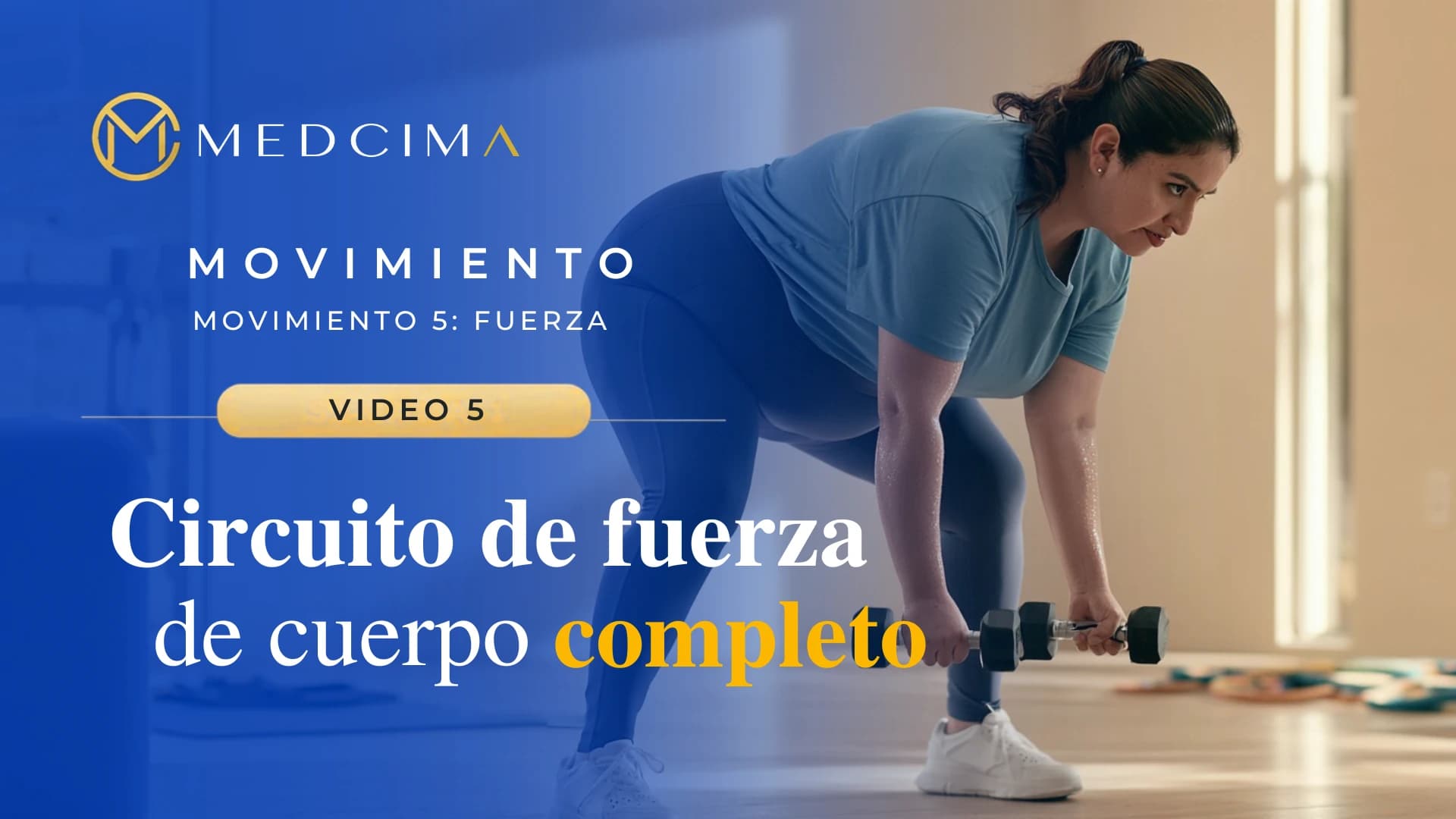 Video 5: Circuito de fuerza de cuerpo completo