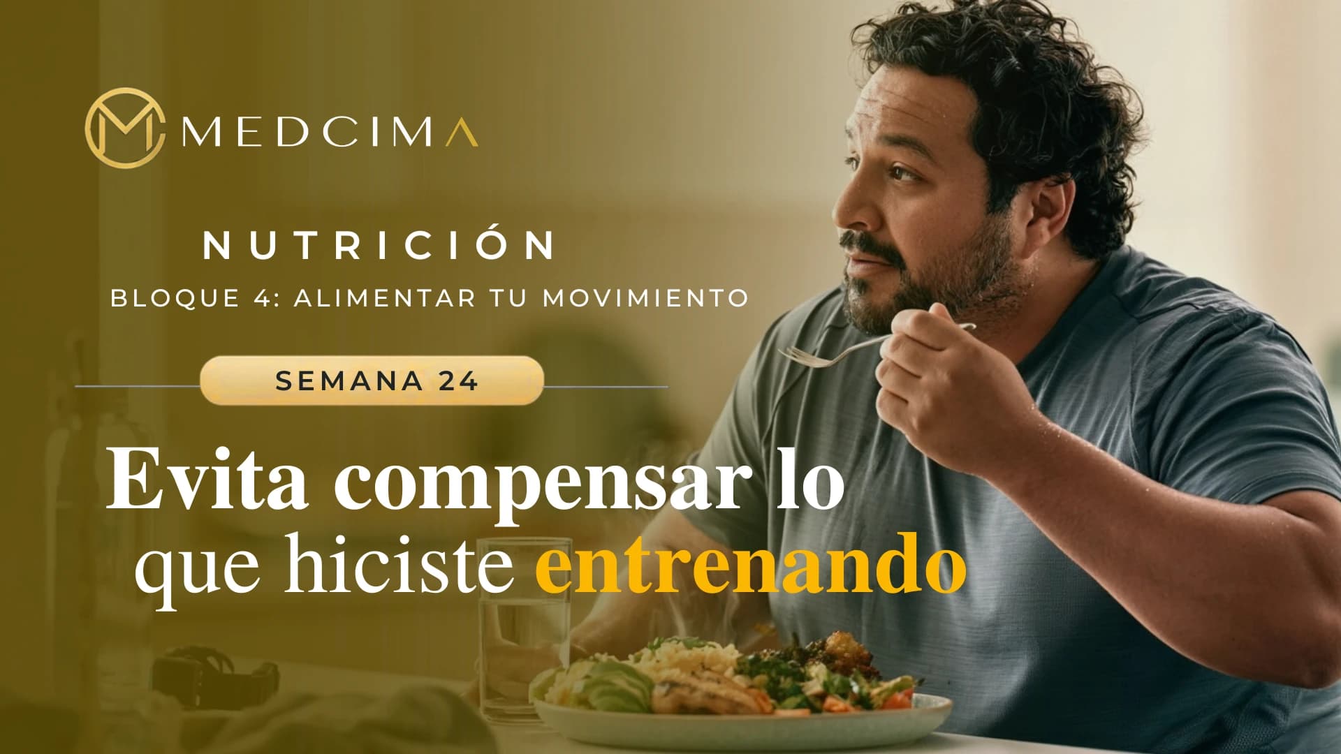 Semana 24: Evita compensar lo que hiciste entrenando