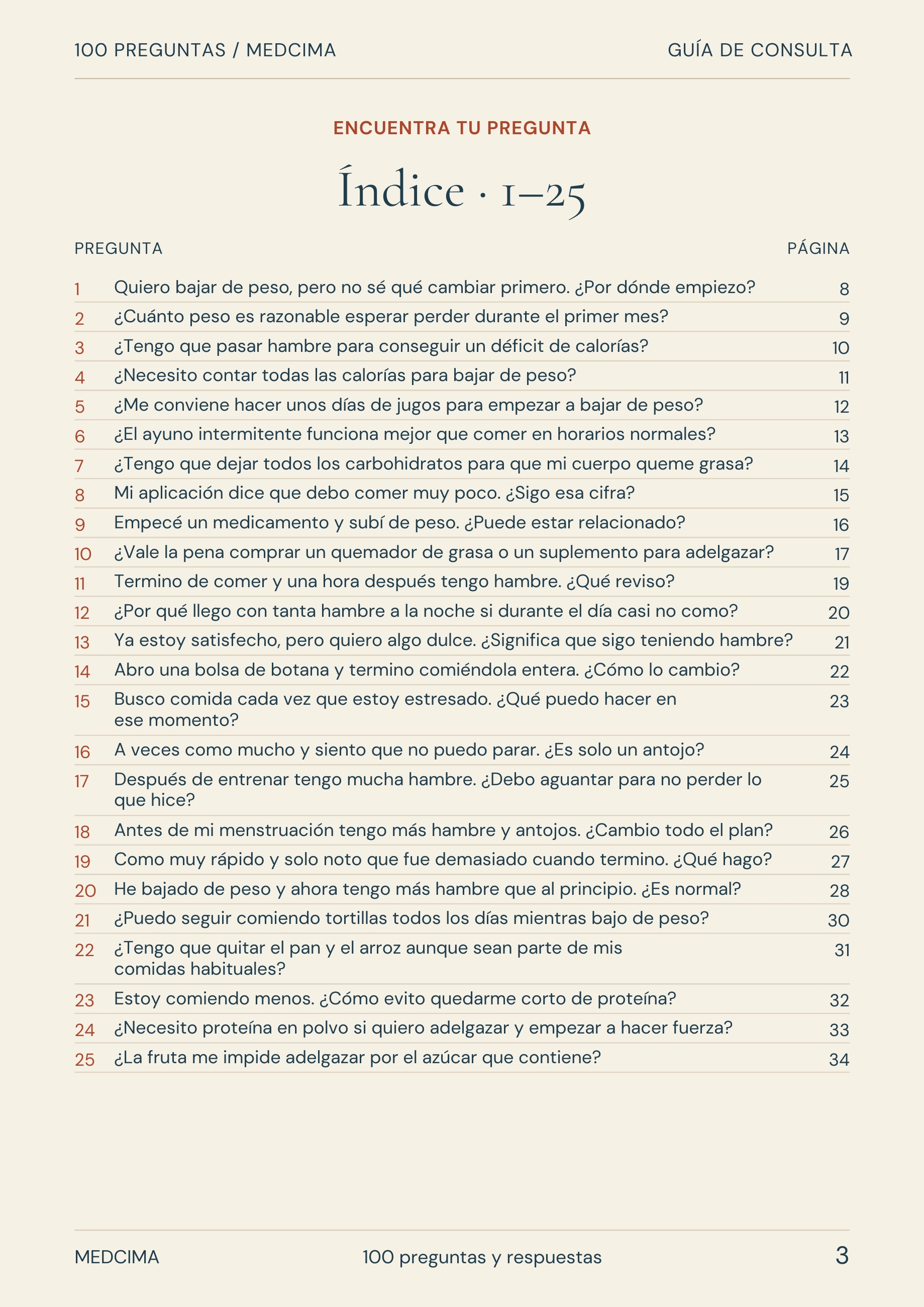 Página 3: Índice
