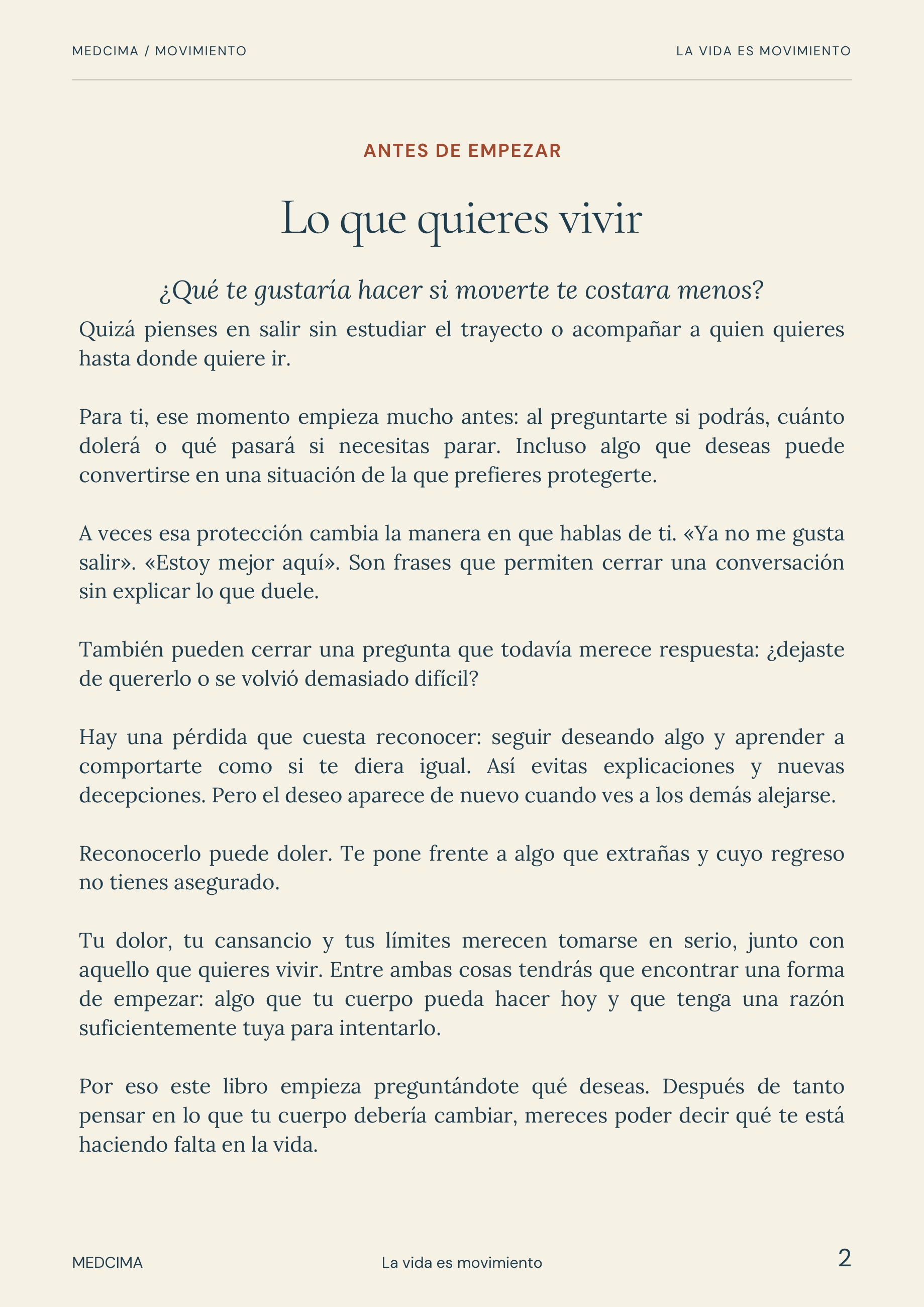 Página 2: Antes de empezar